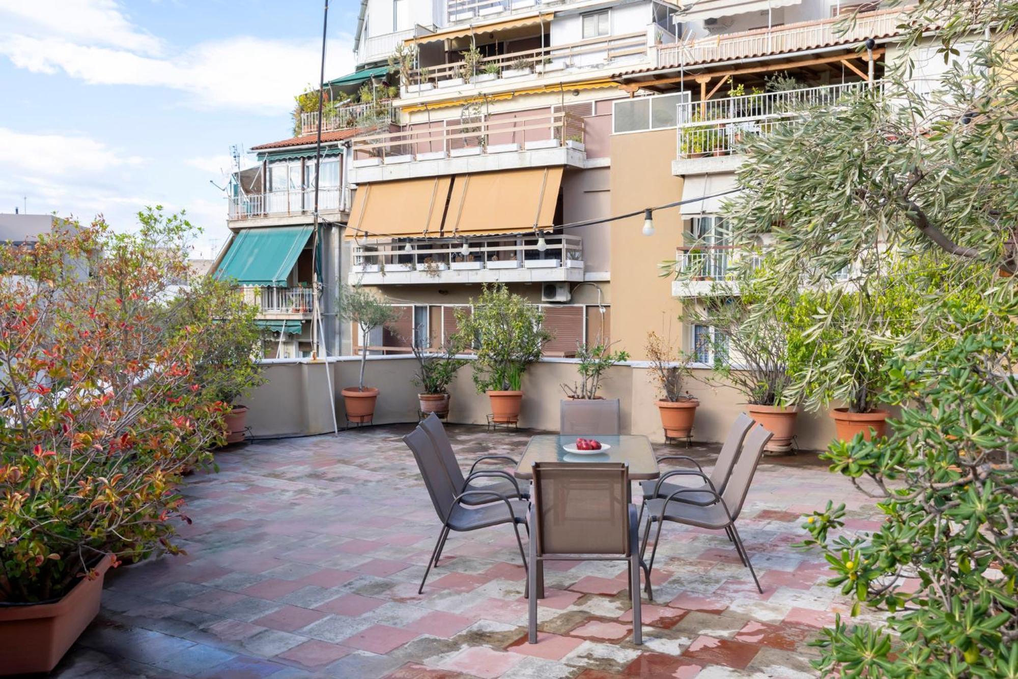 Acropolis Maisonette 3Br 6Ppl 15Min Metro&Museum Афіни Екстер'єр фото